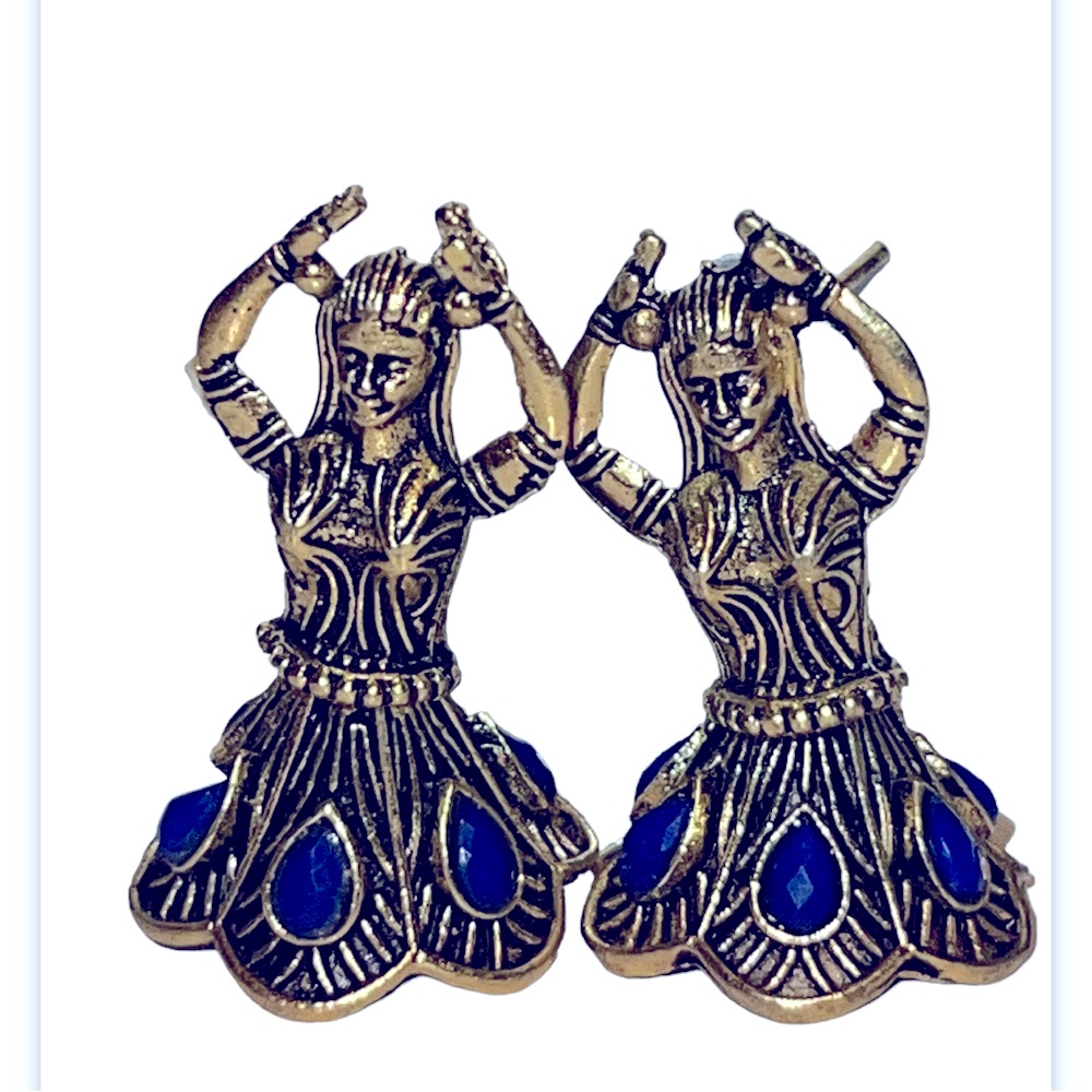 Vintage Rare Ladies Dancers Earrings